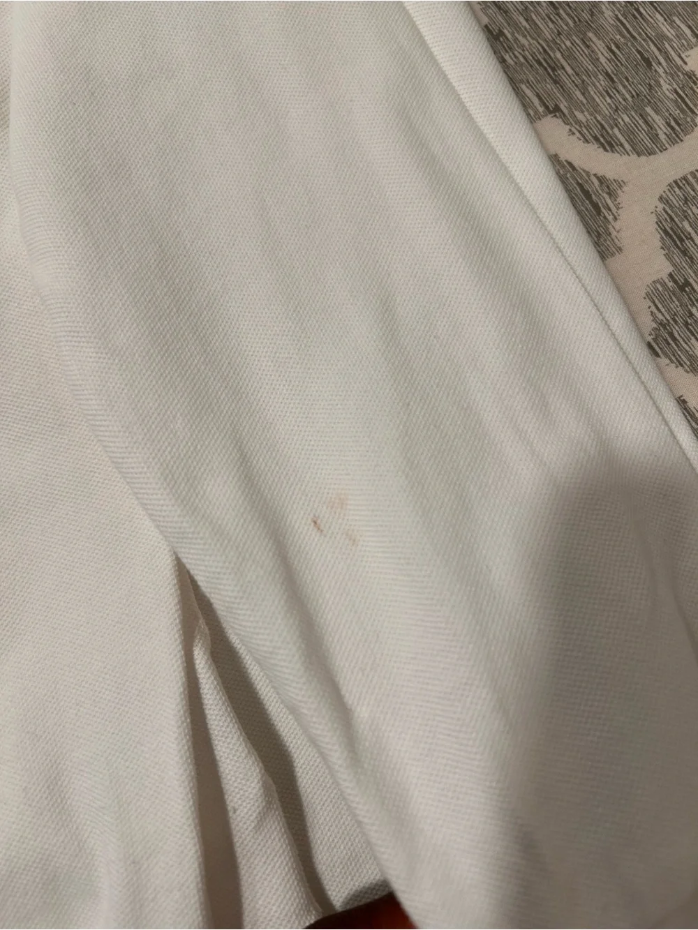 Ralph Lauren White Long Sleeve Polo with Navy Pony